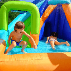 0068706407240 H 1749703125 Water Slide Splash and Slide with Tunnel and Water Arch