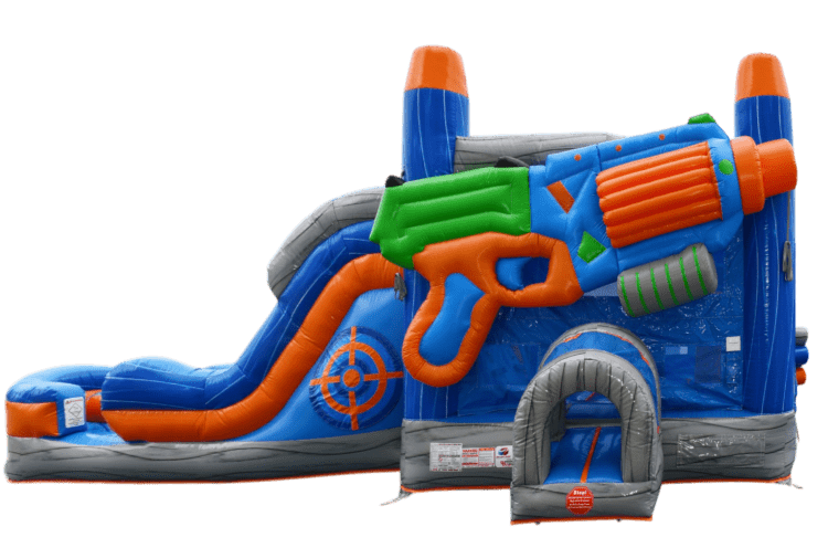 Hyper Blast Combo Double Lane Inflated Pool Wet and Dry Roll Hyper Blast Combo Double Lane Inflated Pool Wet and Dry Roll