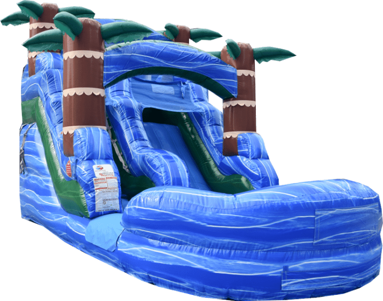 13 Foot Blue Hurricane® Single Lane Inflated Pool